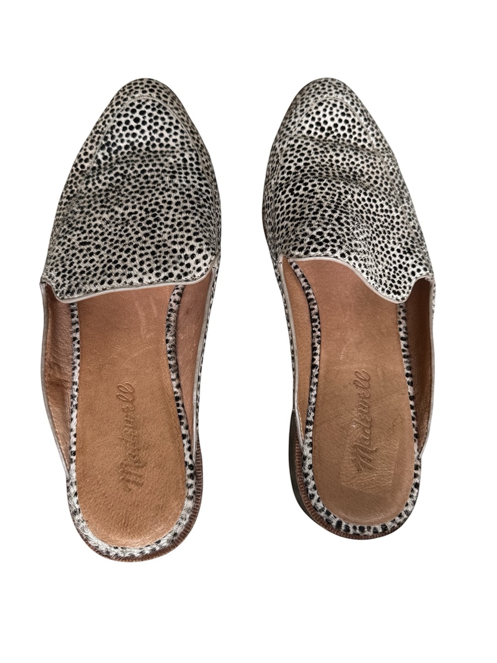 Madewell The Frances Loafer Mules Slides Women’s Size 8 Painted Calf Pattern - Picture 7 of 10